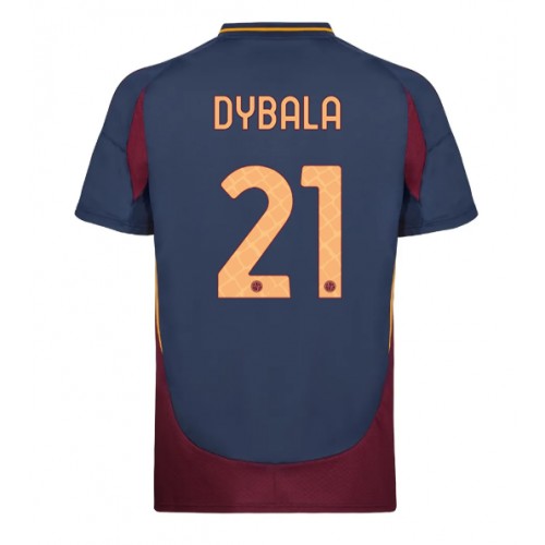 Fotbalové Dres AS Roma Paulo Dybala #21 Alternativní 2024-25 Krátký Rukáv